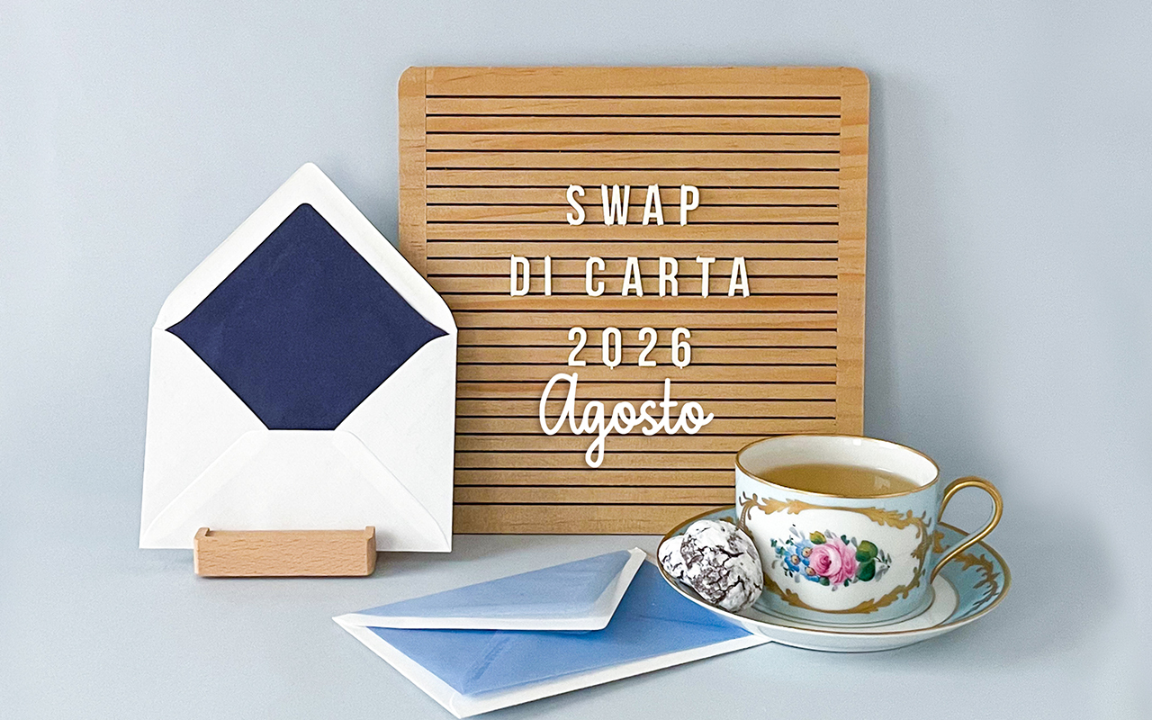 Swap di carta agosto 2026: 3 cartoline